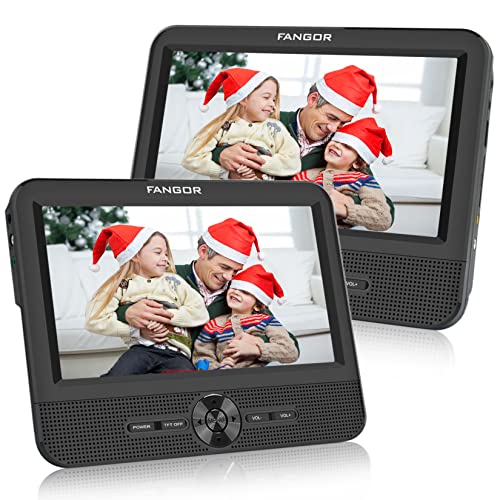 FANGOR 7.5'' Dual Car DVD Player with Two Screens