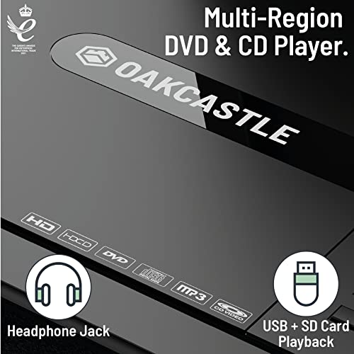 Oakcastle DVD120: 12" Portable Rechargeable DVD Player