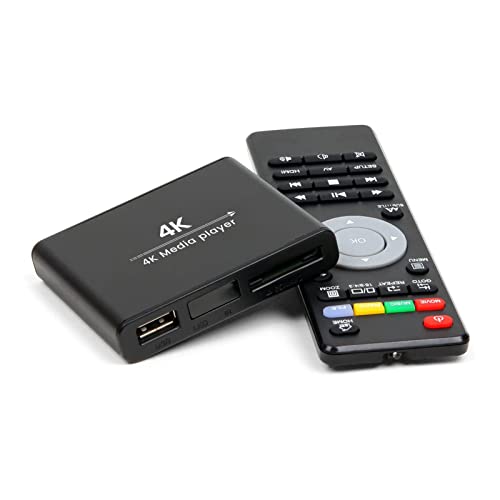 4K Ultra-HD Digital Media Player with USB & MicroSD