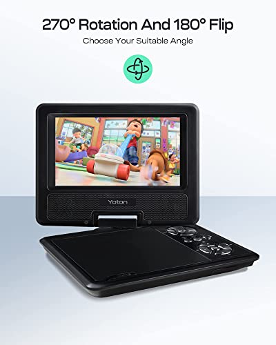 YOTON 9.5" Portable DVD Player for Car and Kids