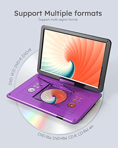 BOIFUN 17.5'' Portable DVD Player, Large HD Screen