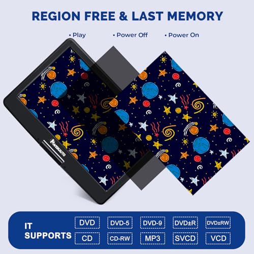 18" Portable DVD Player with HDMI Input