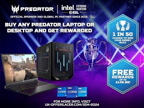 Acer Predator Orion 3000 Gaming PC - Core i5-12400F