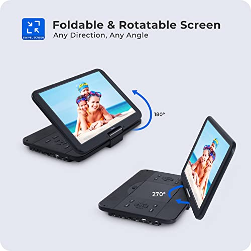 Portable Blu Ray DVD Player with 15.4" HD Screen
