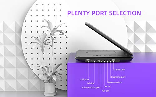 17.5" Portable DVD Player with Large HD Screen