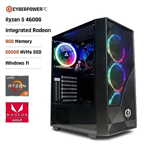 CYBERPOWERPC Regiment Gaming PC - Ryzen 5 4600G