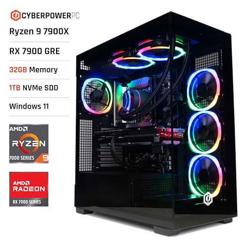 High-Performance Gaming PC: Ryzen 9, Radeon RX, 32GB