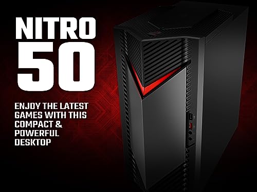 Acer Nitro N50-650 Gaming PC - Core i5, 16GB RAM, 1TB SSD