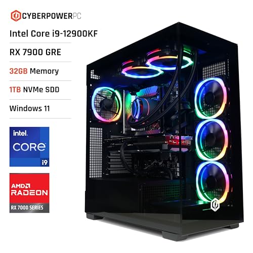 CYBERPOWERPC Luxe Gaming PC - Core i9, Radeon