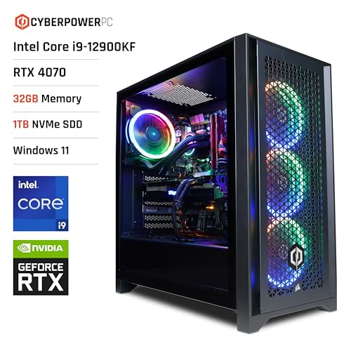 CYBERPOWERPC Luxe Gaming PC - i9, RTX, 32GB RAM