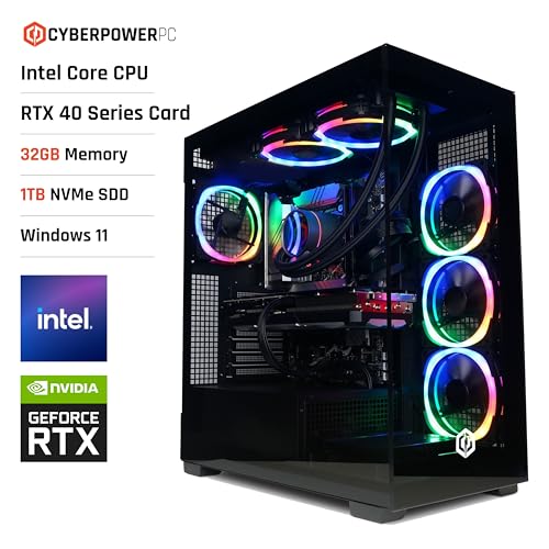 CYBERPOWERPC Luxe Gaming PC - i9, RTX 4060