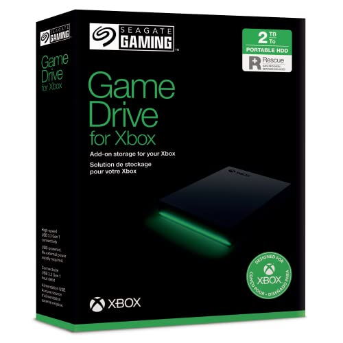 Seagate Game Drive for Xbox, 2TB, USB 3.2