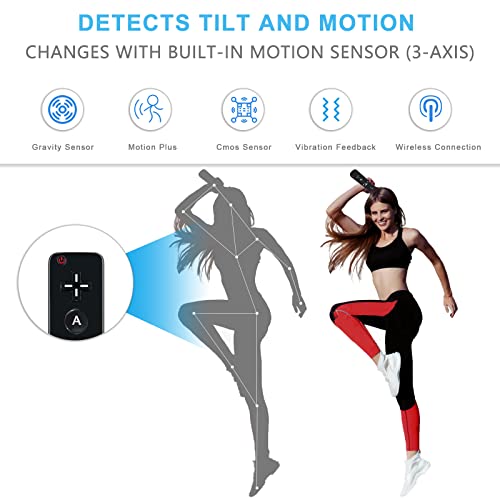 Set of 2 Wireless Wii Controllers with Nunchuck and Motion Plus