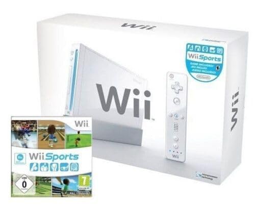 Wii Console with Wii Sports Game