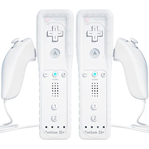 TechKen Wii Remote & Nunchuck Set (2 White)