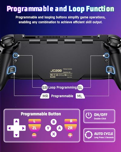 Wireless Switch Pro Controller for Nintendo Switch - Ergonomic Joycon