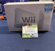 White Wii Console with Wii Party Game Included