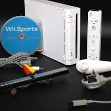 White Wii Console with Wii Party Game Included