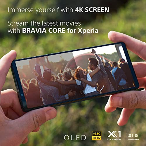 Sony Xperia 1 V Platinum Silver - 6.5" 4K OLED
