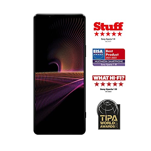 Sony Xperia 1 III Black with Free Noise Cancelling Headphones