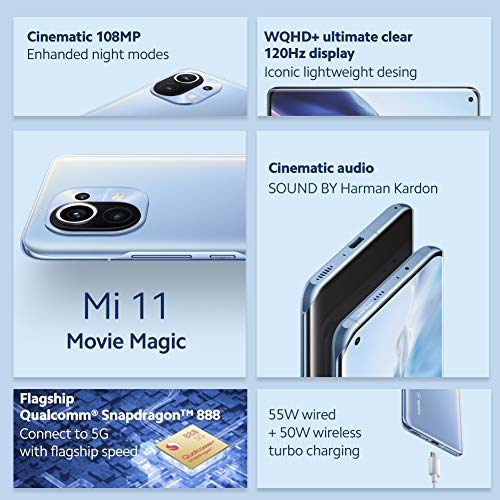 Xiaomi Mi 11 5G Smartphone - Snapdragon 888, 108MP Camera