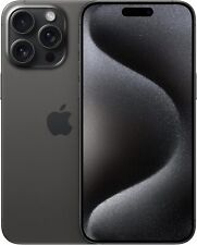 Apple iPhone 15 Pro Max - Black Titanium 256GB
