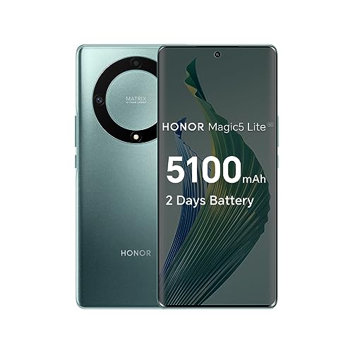 HONOR Magic 5 Lite 5G Smartphone, 8GB+256GB, 6.67" Display