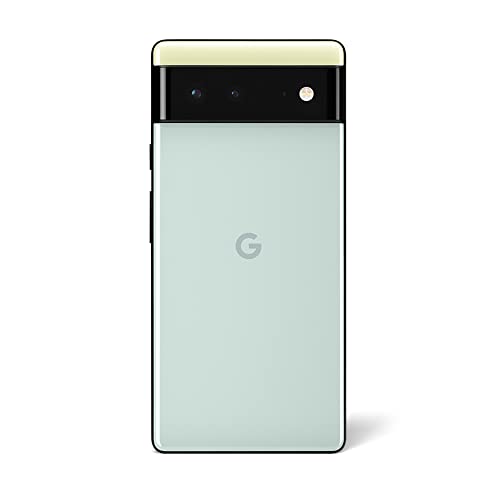 Google Pixel 6 5G Smartphone, 50MP Camera, 128GB, Seafoam