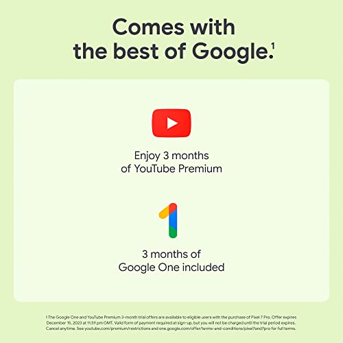 Google Pixel 7 5G Smartphone with Wide-Angle Lens