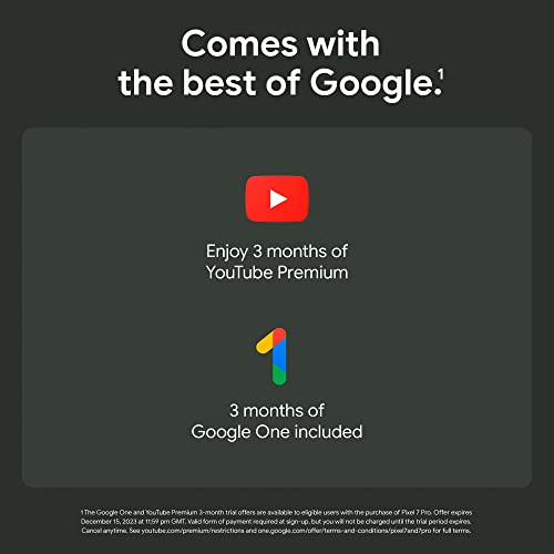Google Pixel 7 Pro: 5G Smartphone with Telephoto Lens