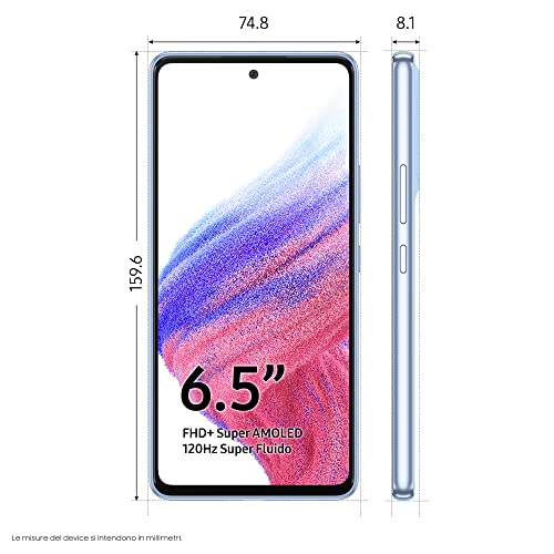 Samsung Galaxy A53 5G Smartphone, 6.5" Super AMOLED