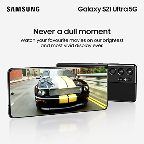 Samsung Galaxy S21 Ultra 5G SIM Free - Phantom Black 256GB