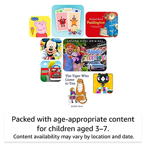 Fire HD 8 Kids Tablet | 8" HD Display, 3-7 Years, 32GB, Purple