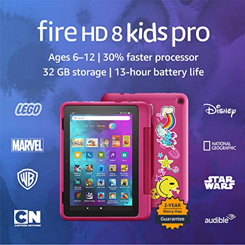 Fire HD 8 Kids Pro Tablet | 8" Display, Faster Processor