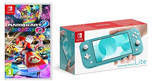 Nintendo Switch Lite Turquoise + Mario Kart 8
