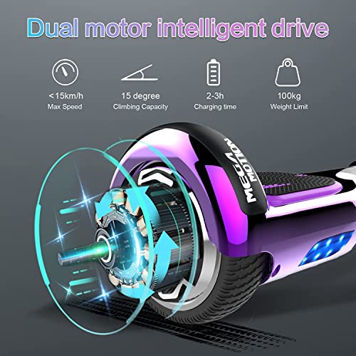 6.5'' Hoverboard with LED Lights and Bluetooth Speakers
