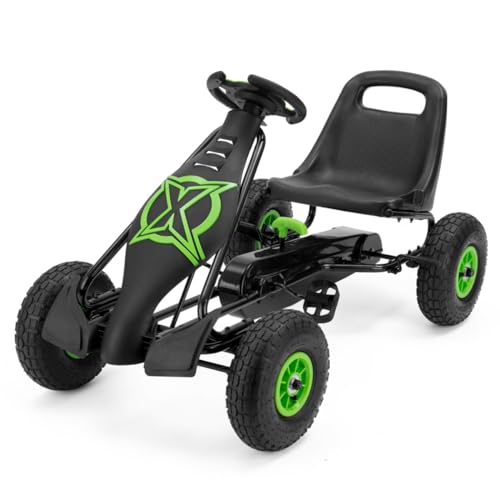 Xootz Viper Racing Go Kart, Kids Fun Ride