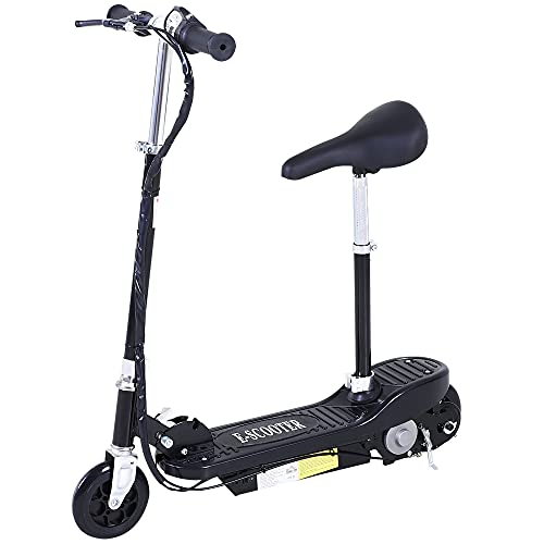 HOMCOM Kids Outdoor Powered Scooter - Black