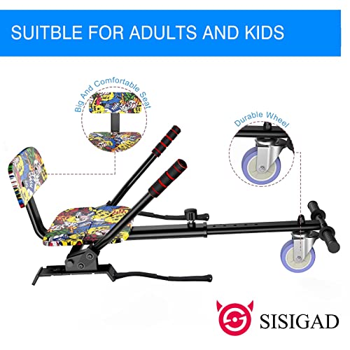 Hoverkart Attachment for Adjustable Hoverboards (Hoverboard Not Included)