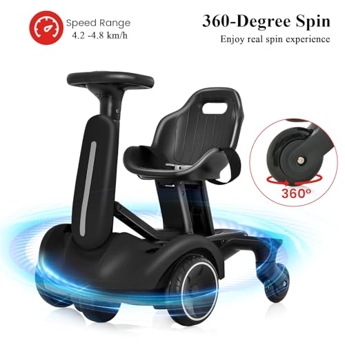 Kids Ride on Drift Car with Adjustable Seat