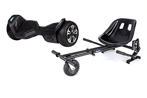 Black G2 Pro Off Road Hoverboard + HK8 Kart