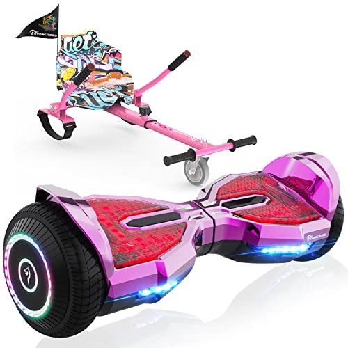 6.5'' Hoverboards with Kart Bundle and Bluetooth Speaker