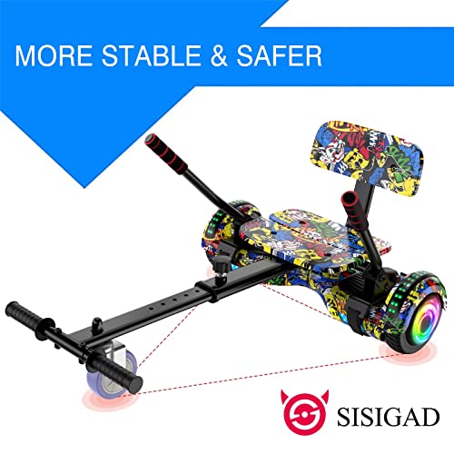 Hoverkart Attachment for Adjustable Hoverboards (Hoverboard Not Included)