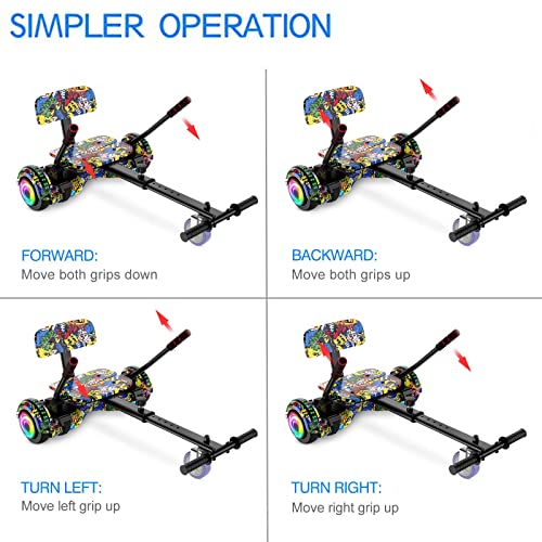 Hoverkart Attachment for Adjustable Hoverboards (Hoverboard Not Included)