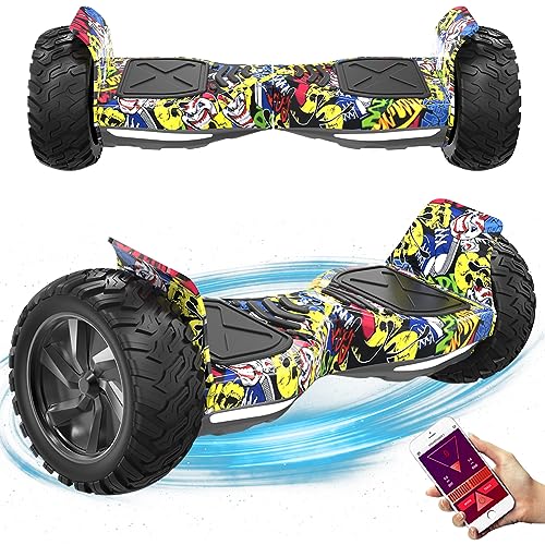 8.5" All Terrain Hoverboard with Bluetooth - Gift for Teens & Adults