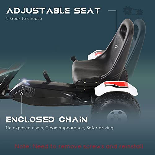 Kids Pedal Go Kart Racing-Style Car