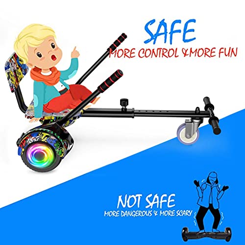 Hoverkart Attachment for Adjustable Hoverboards (Hoverboard Not Included)