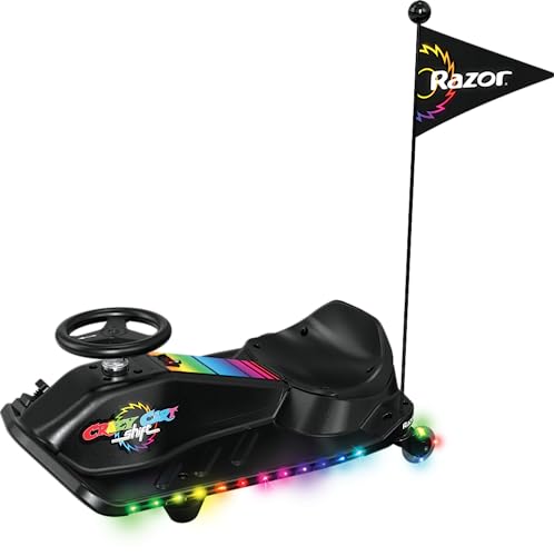 Razor Crazy Cart: LED Lightshow Go-Kart for Kids