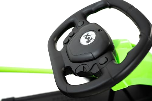 XN E-Go Kart 24v Kids Electric Ride - Black/Green