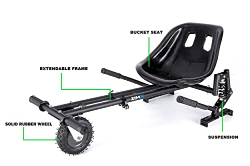 Black G2 Pro Off Road Hoverboard + HK8 Kart